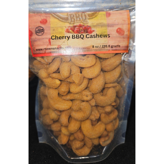 Cherry BBQ flavored cashews