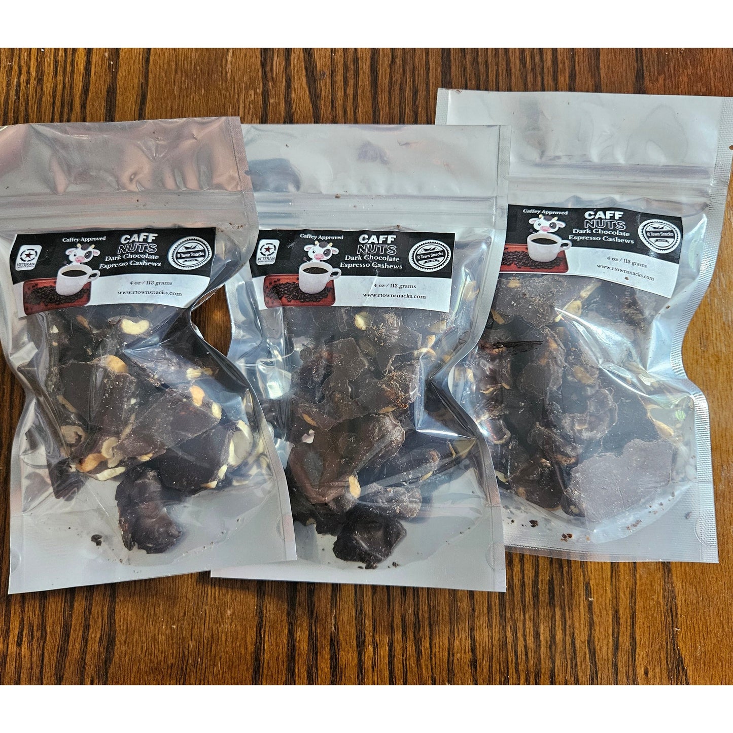 Case of (12) Espresso Dark chocolate Caff nuts