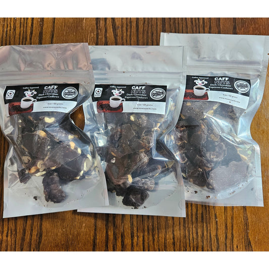 Case of (12) Espresso Dark chocolate Caff nuts