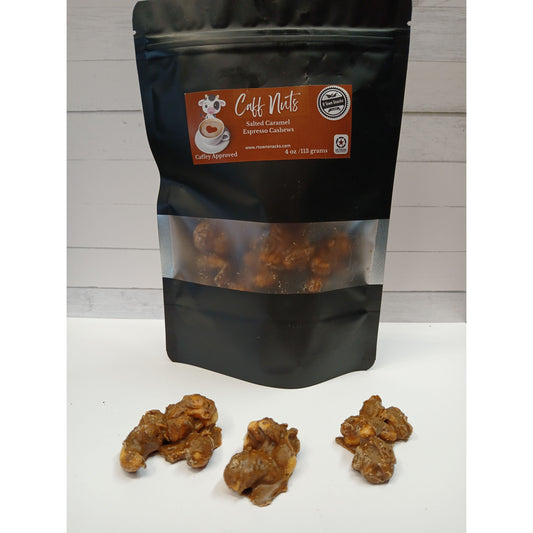 Case of (12) Espresso Salted Caramel Caff nuts