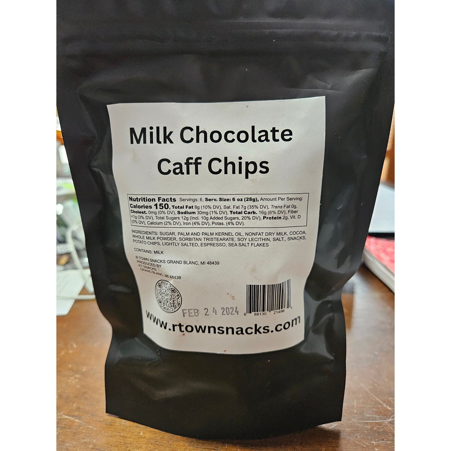 Caff Chips Milk Chocolate Espresso